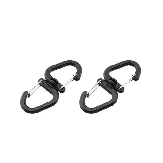 MAG+ 360 Rotatable S Shape Carabiner 2pcs