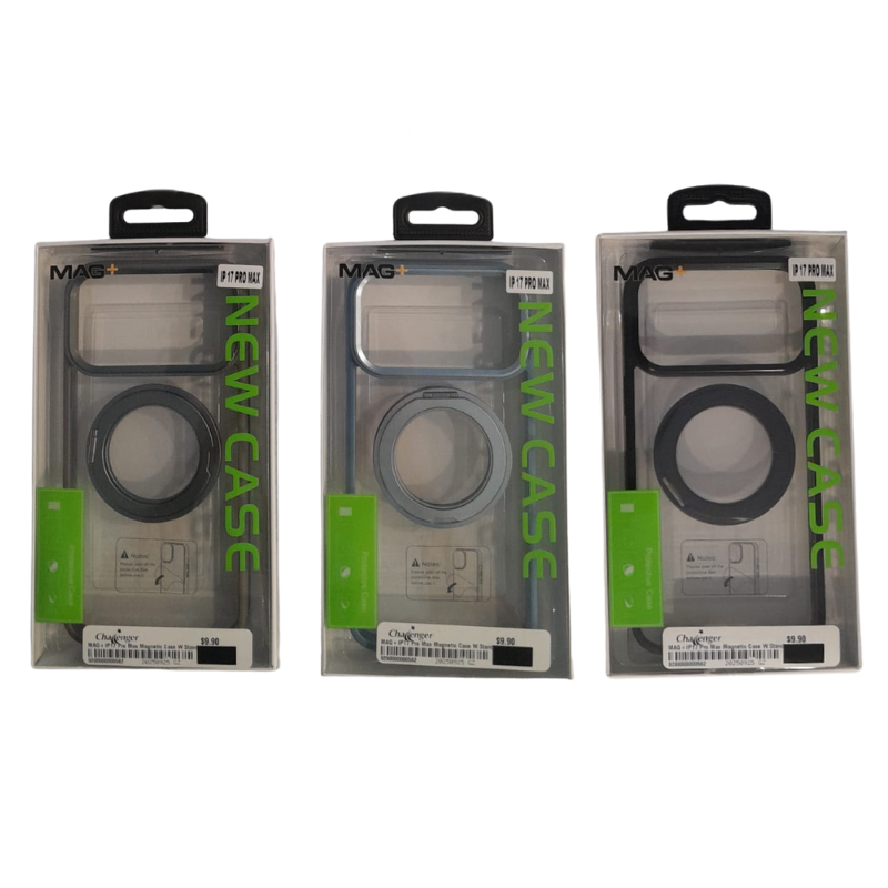 MAG+ Iphone 17 Pro Max Magnetic Case with Stand