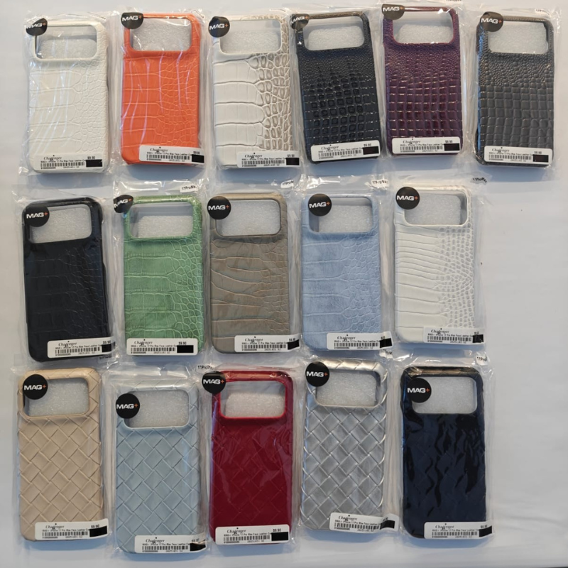 MAG+ iPhone 17 Pro Max Faux Leather Case