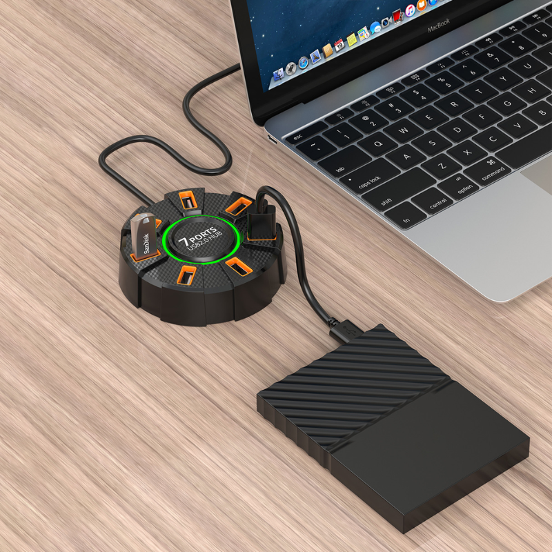 MAG+ 7 in 1 USB 2.0 Hub