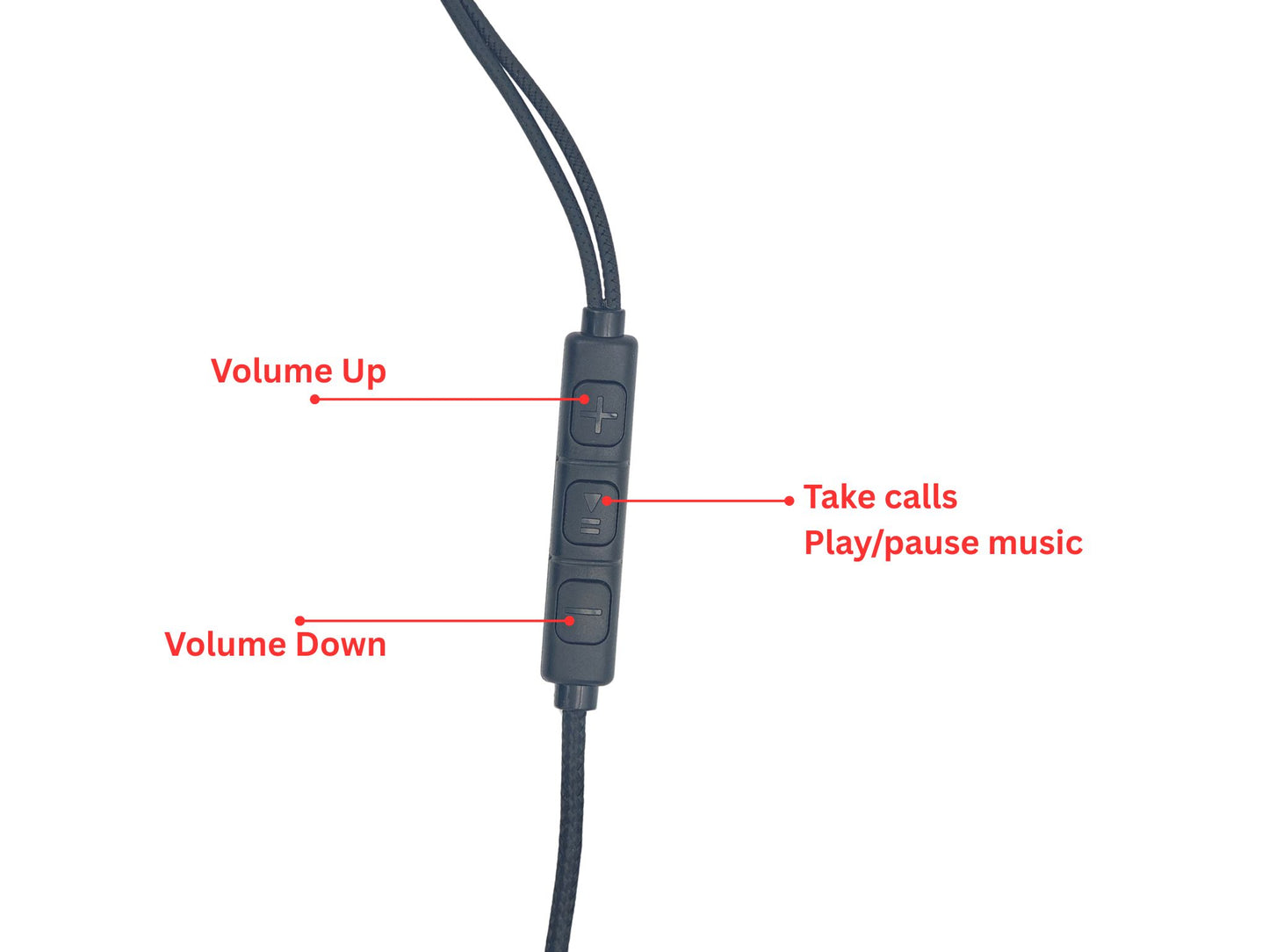 MAG+ Semi In Ear Wired Earpiece Type C