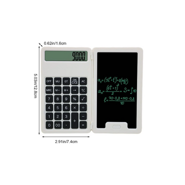 MAG+ Mini Calculator with Writing Pad