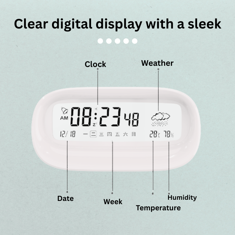 MAG+ Transparent Digital Clock