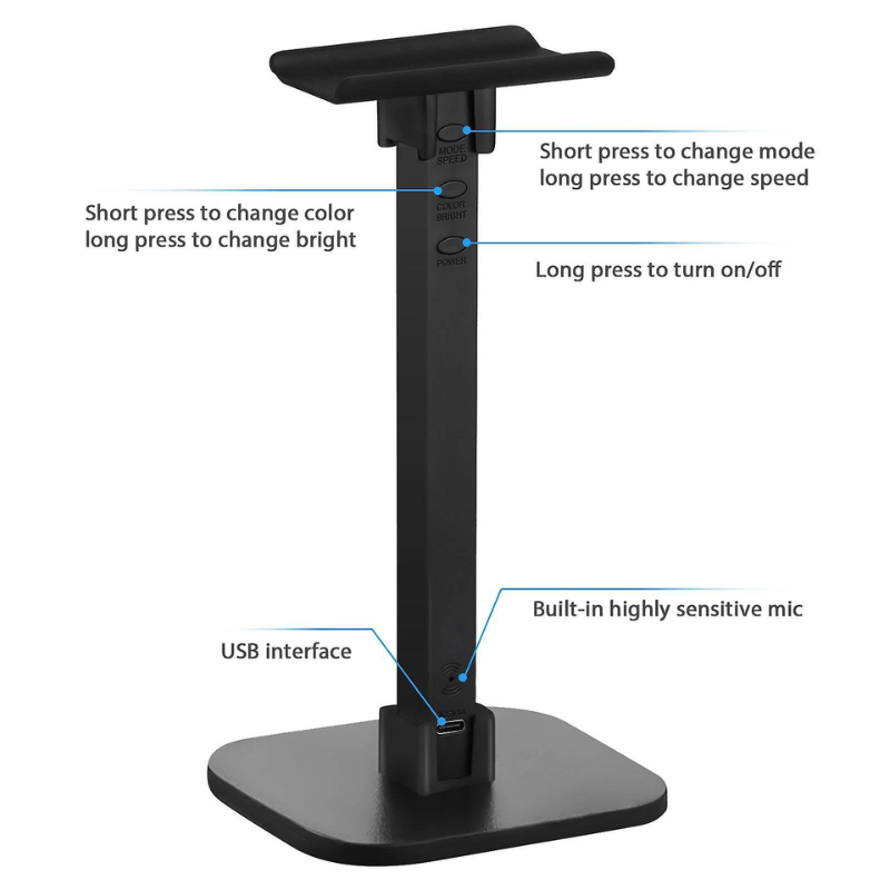 MAG+ RGB Headphone Stand