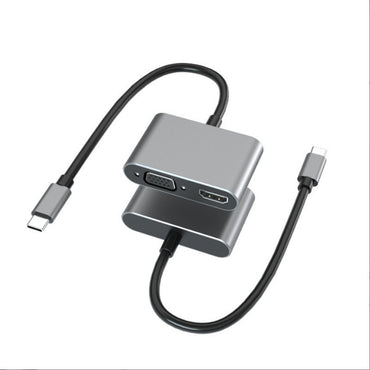 MAG+ 2 in 1 Type C to HDTV+VGA Hub