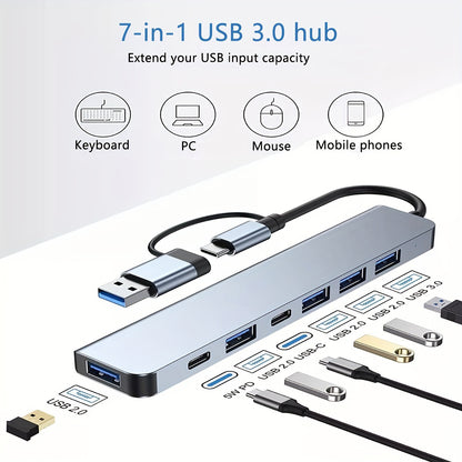 MAG+ 7 in 1 Dual USB Connector Hub