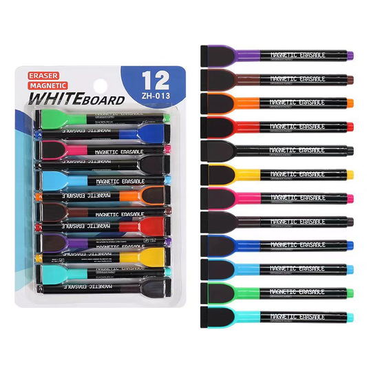 MAG+ 12pcs Magnetic Whiteboard Marker