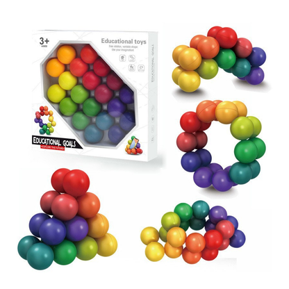 MAG+ Rainbow Puzzle Beads