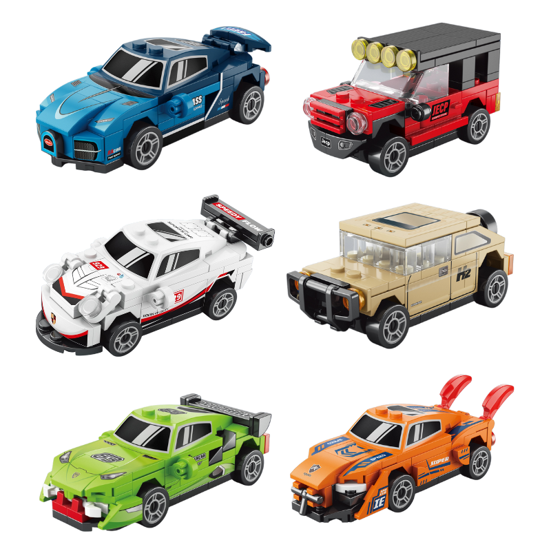 MAG+ Car Modelling Block Set