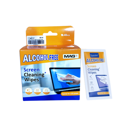 MAG+ Screen Cleaning Wipes (40s)
