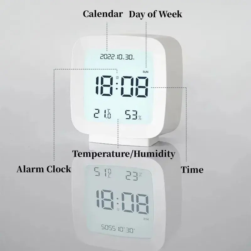 MAG+ LCD Clock with Hygrometer