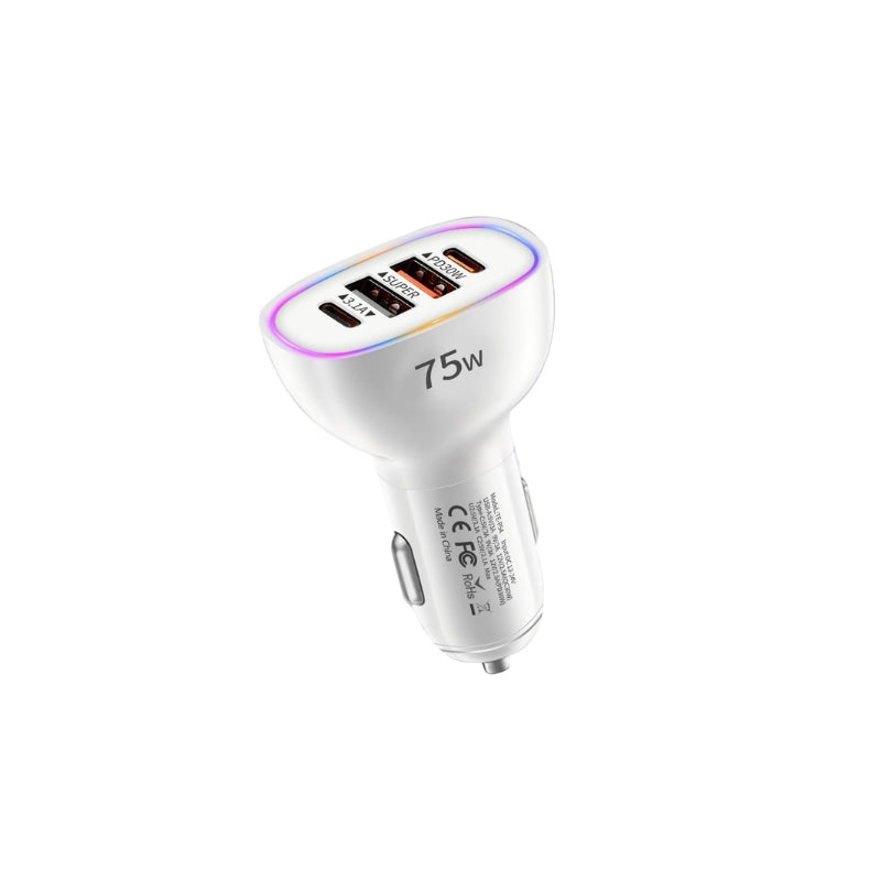 MAG+ 75W Car Charger 2 USB + 2 TC