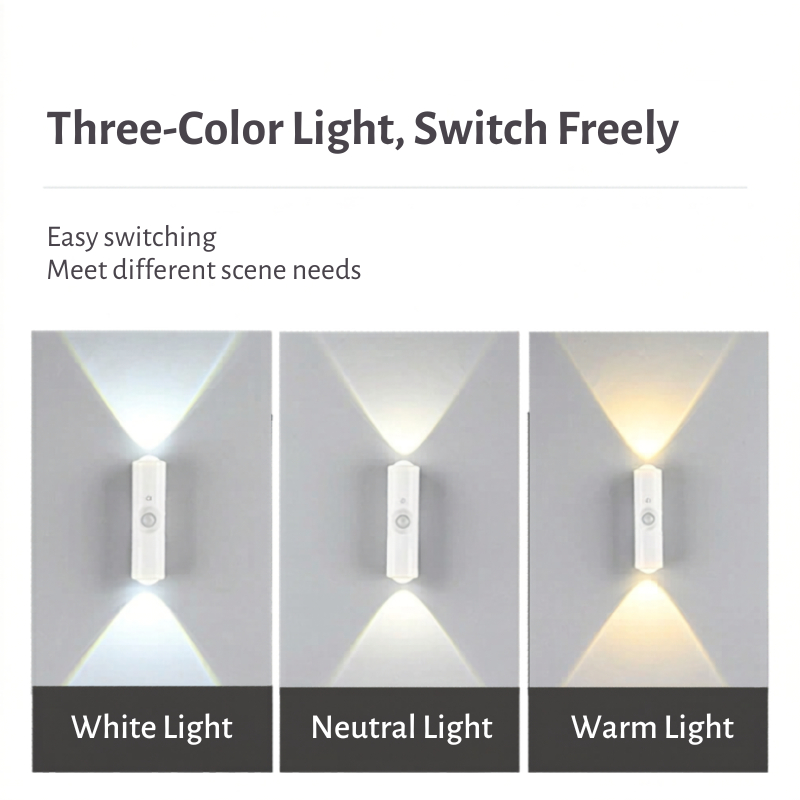 MAG+ Tri-colour Rechargeable Sensor Wall Light