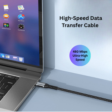 MAG+ USB C to C 1M Nylon Braided Cable