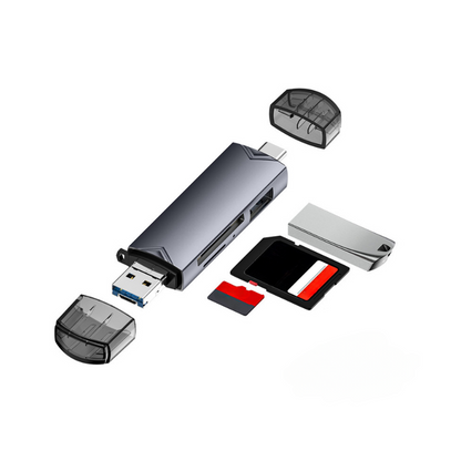 MAG+ 6 in 1 USB Card Reader Hub