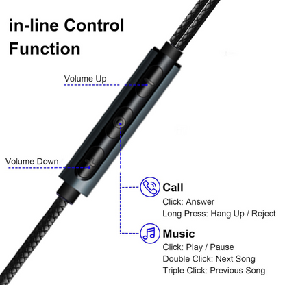 MAG+ Wired Earpiece Type C Black