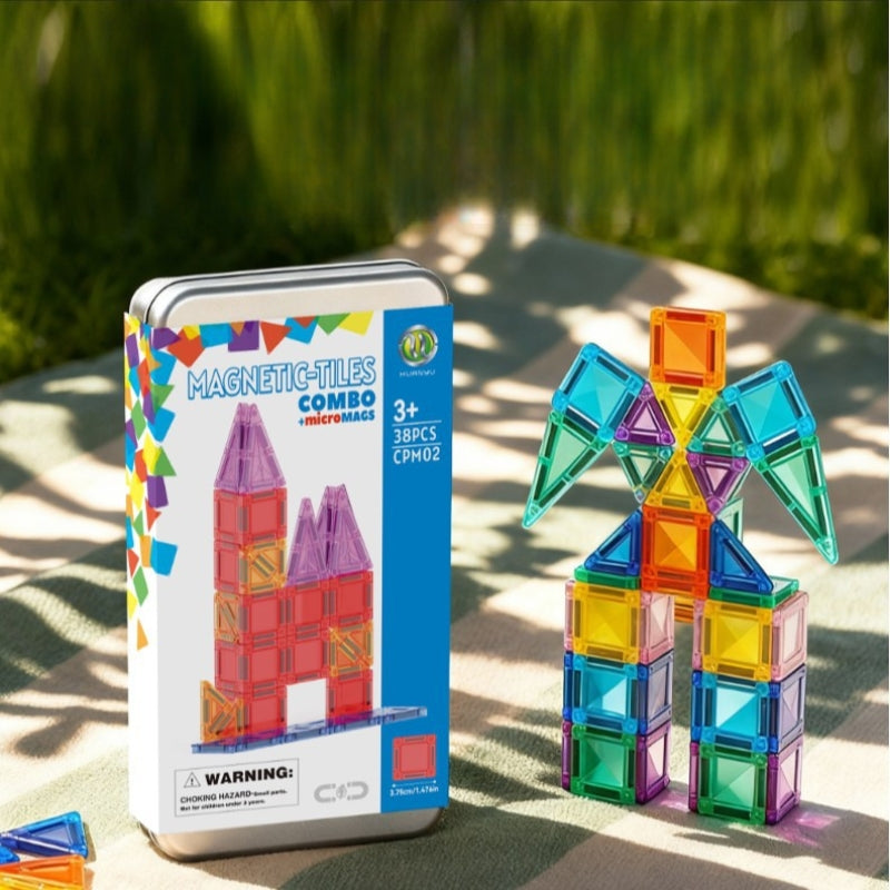 MAG+ Magnetic Tiles Building Set