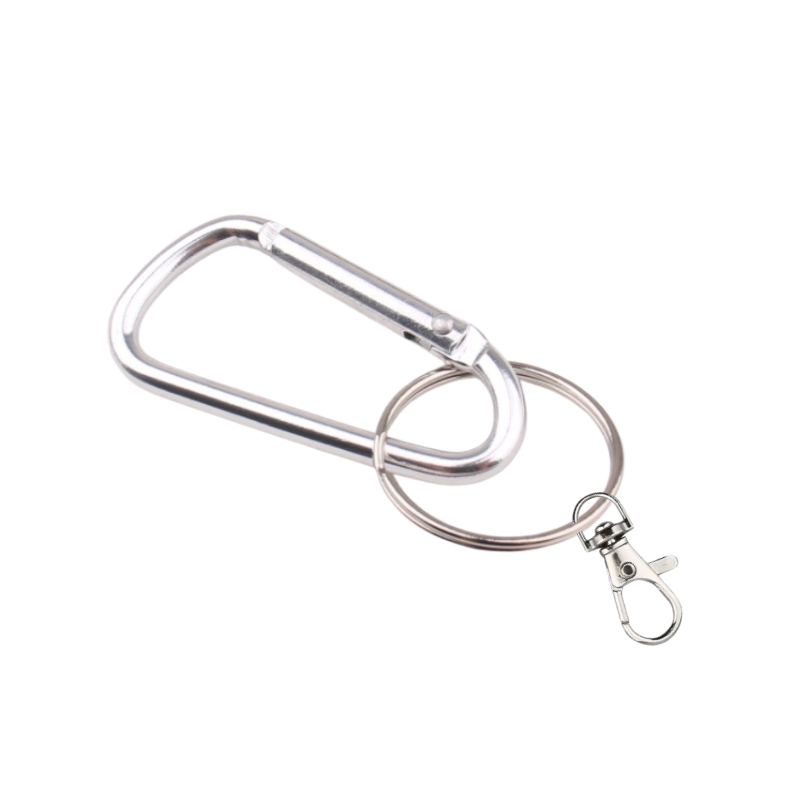 MAG+ D-Shape Carabiner with Ring (M)