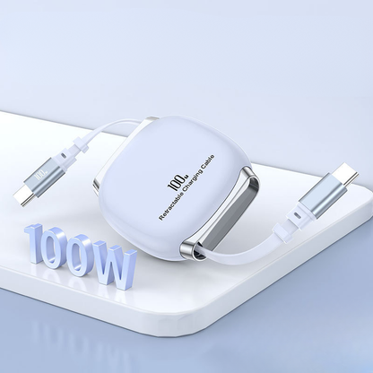 MAG+ Retractable C to C Charging Cable 100w