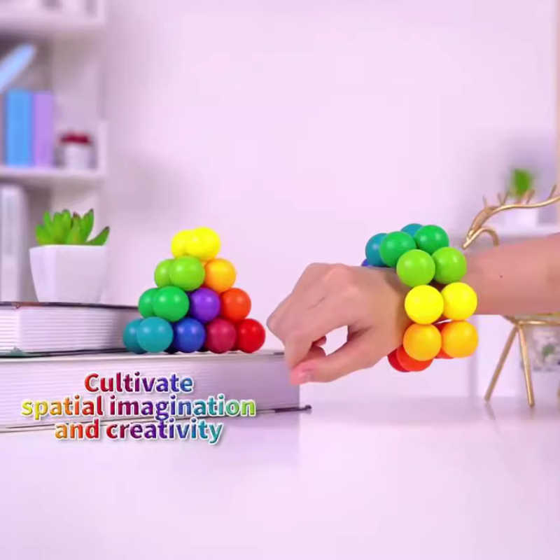 MAG+ Rainbow Puzzle Beads