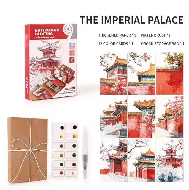 MAG+ Water Colour Painting Book