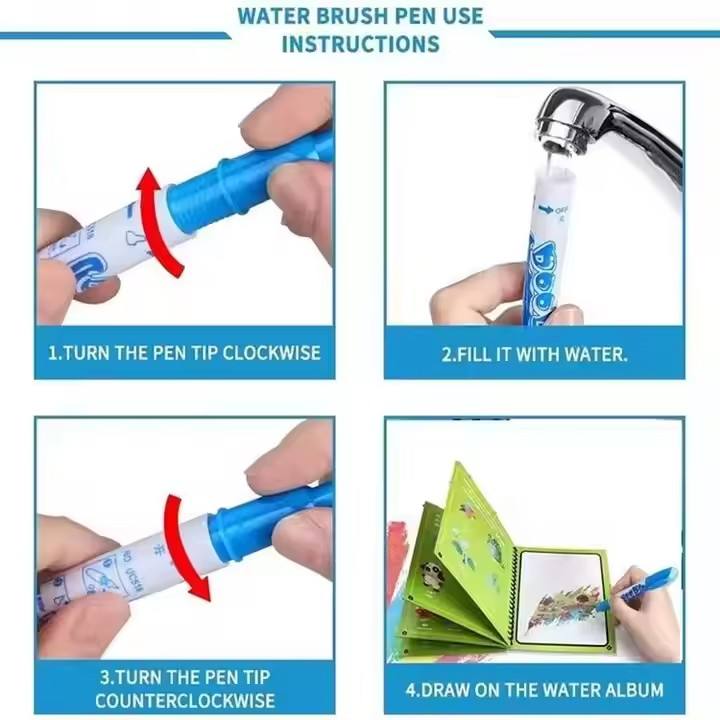 MAG+ Magic Water Colour Book