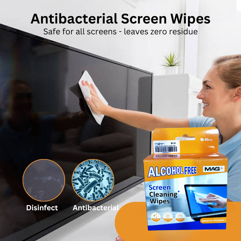 MAG+ Screen Cleaning Wipes (40s)