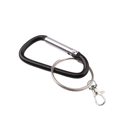 MAG+ D-Shape Carabiner with Ring (M)