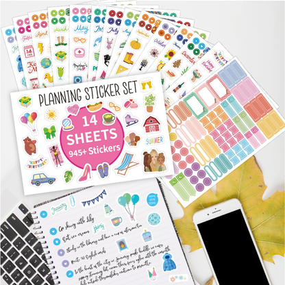 MAG+ Planning Sticker Set 14pcs