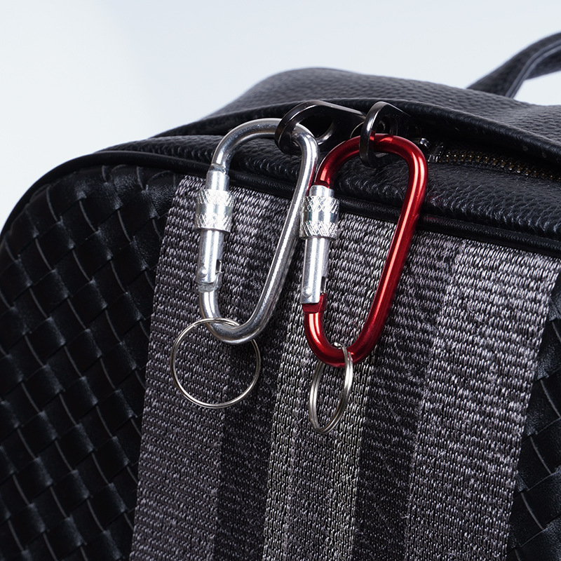 MAG+ D-Shape Carabiner with Ring (L)