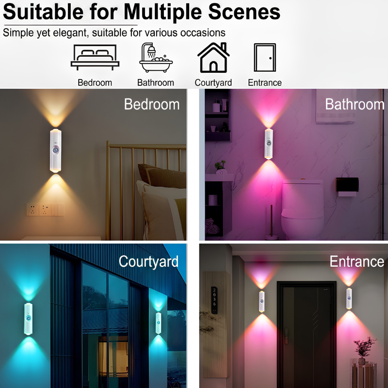 MAG+ RGB Rechargeable Sensor Wall Light