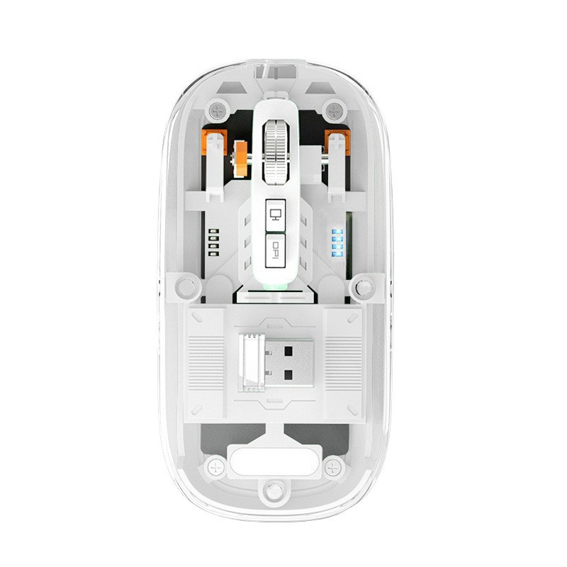 Transparent Plastic Computer Mouse MAG+ Transparent Wireless Mouse