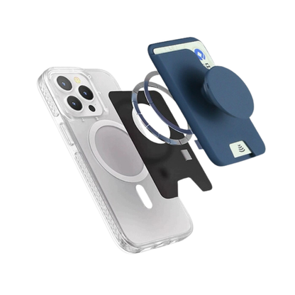 MAG+ Magnetic Wallet with Grip Stand