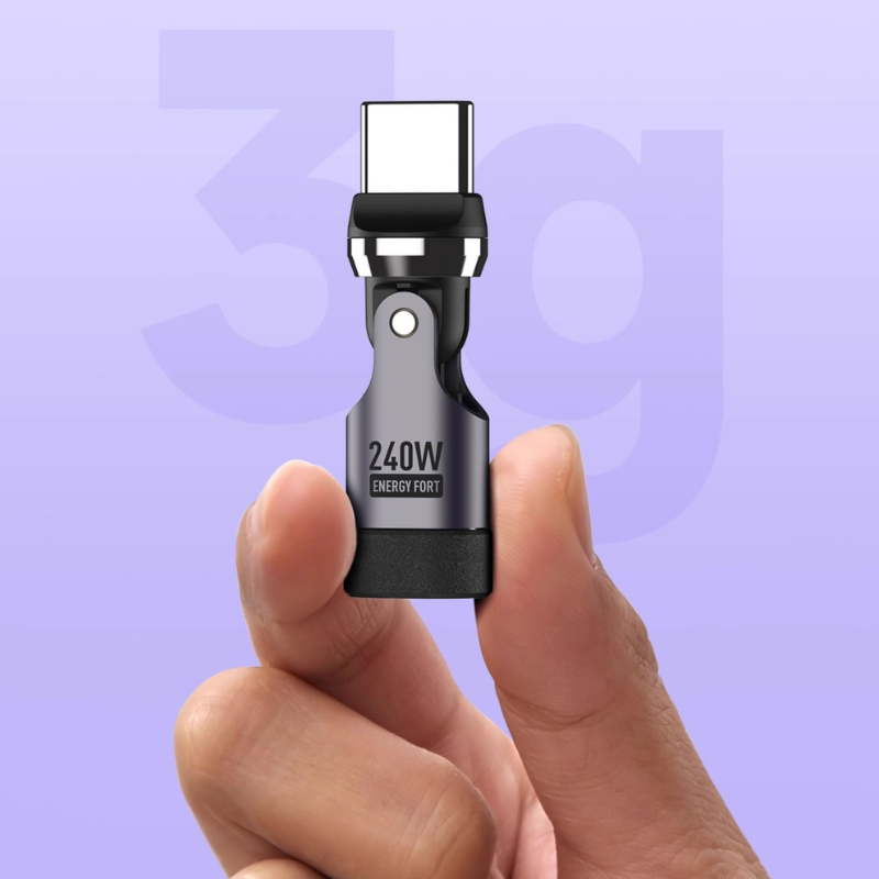 MAG+ 240w Type-C Magnetic Swivel Adaptor