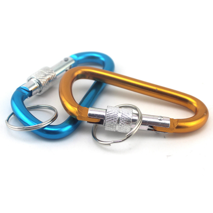 MAG+ D-Shape Carabiner with Ring (L)