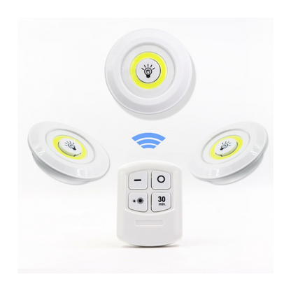 MAG+ 3pcs Round LED Lights (Battery)