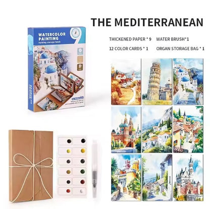 MAG+ Water Colour Painting Book