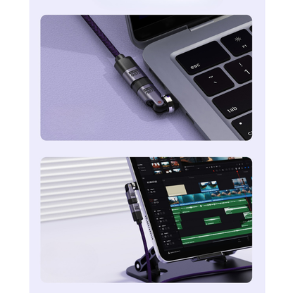 MAG+ 240w Type-C Magnetic Swivel Adaptor