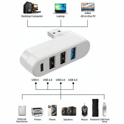 MAG+ 4 in 1 USB 3.0 Hub (180)