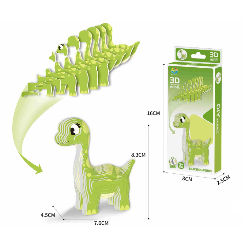 MAG+ 3D Dinosaur Puzzle