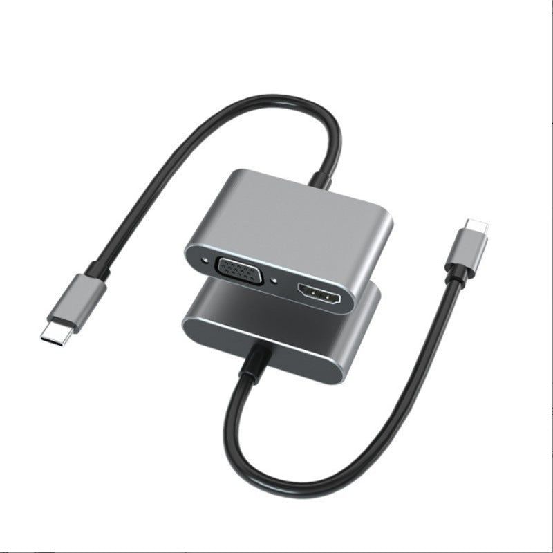 MAG+ 2 in 1 Type C to HDTV+VGA Hub